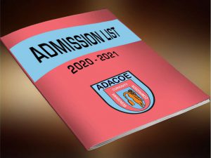 2020 – 2021 Admission List