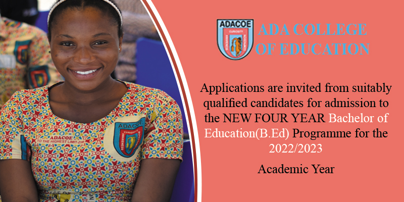 APPLICATION FOR ADMISSION – 2022/2023 ACADEMIC YEAR